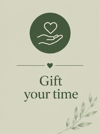 gift your time